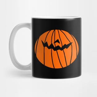 Back Print Pumpkin Face Halloween Mask Mug